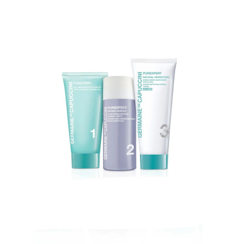 Zestaw Germaine de Capuccini Purexpert 1-2-3 Normal/Combination Skin Programme (Natural Perfection)