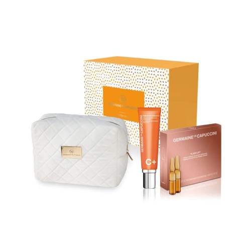 Zestaw Golden Hours Germaine de Capuccini Timexpert Radiance C+ Emulsion & Flash Lift Ampoules