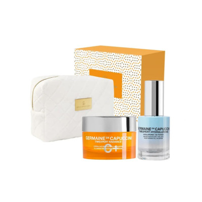 Zestaw Golden Hours Germaine de Capuccini Timexpert Radiance C+ Cream & Hydraluronic 3D Serum
