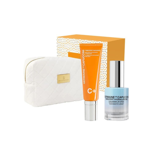 Zestaw Golden Hours Germaine de Capuccini Timexpert Radiance C+ Emulsion & Hydraluronic 3D Serum
