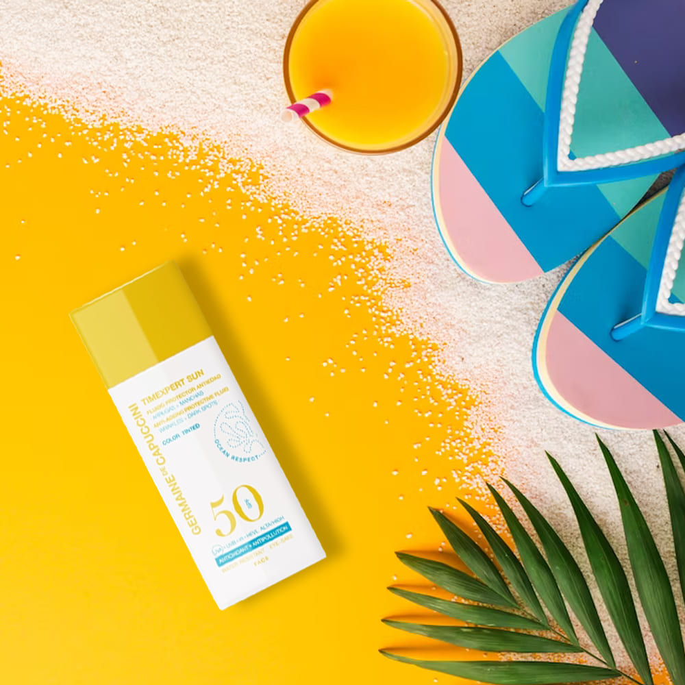 Zastosowanie Fluid Tinted SPF50 Germaine de Capuccini | Skinence.pl Zastosowanie Fluid Tinted SPF50 Germaine de Capuccini Skinence.pl